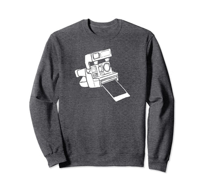 Instant Camera Eighties Photography Sweatshirt - Graphic Print Men Women - T-Shirt, Sweatshirt, Hoodie