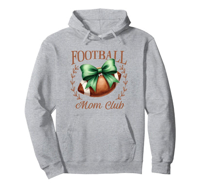 Game Day Green Croquette Bow Football Hoodie - Trendy Graphic Men Women - T-Shirt, Sweatshirt, Hoodie