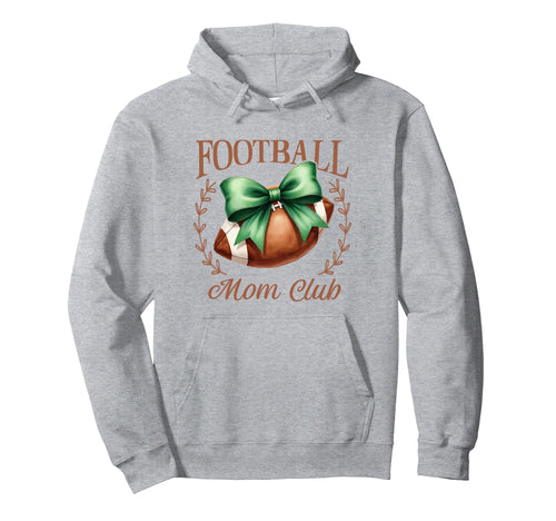 Game Day Green Croquette Bow Football Hoodie - Trendy Graphic Men Women - T-Shirt, Sweatshirt, Hoodie
