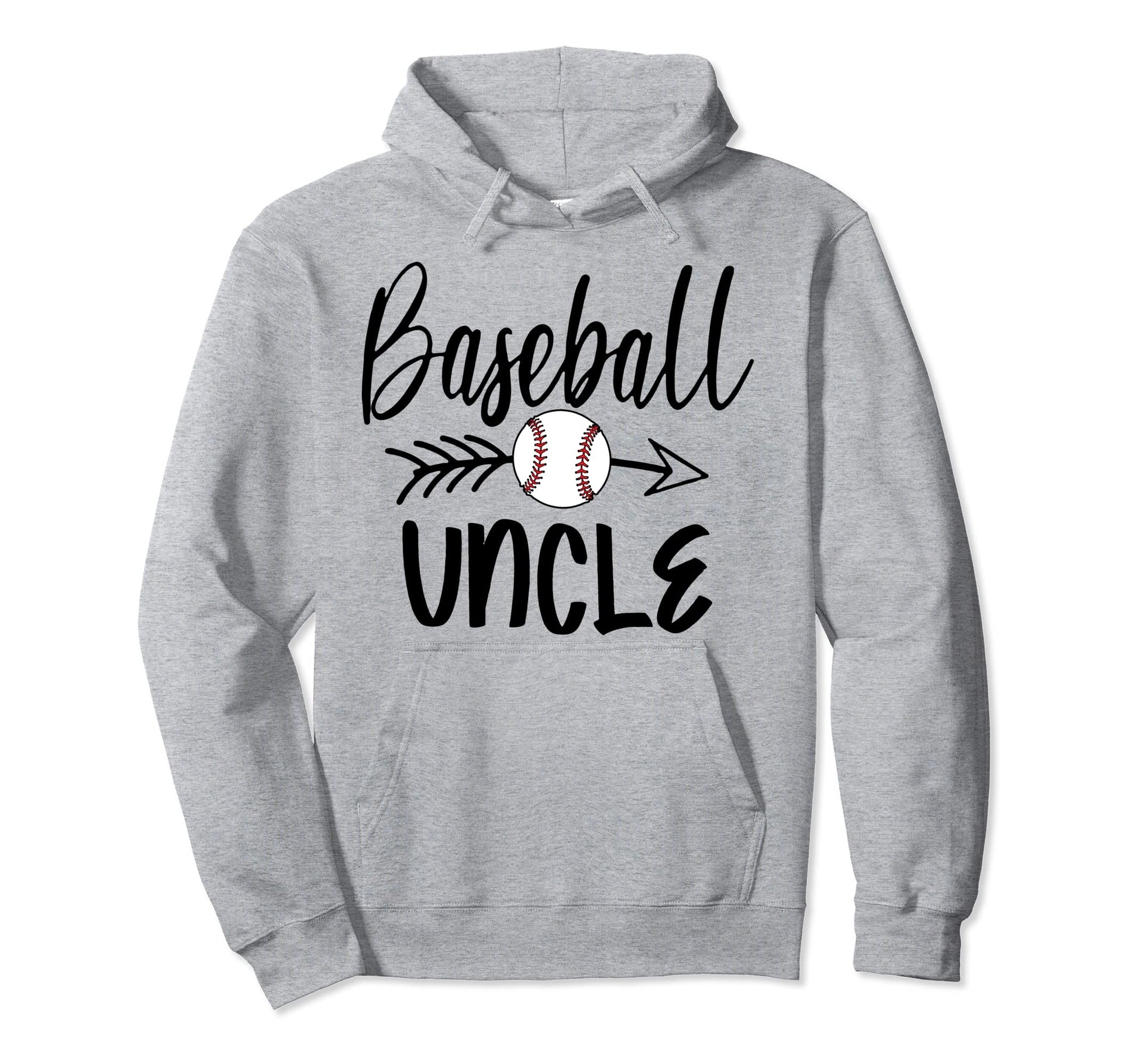 Baseball Uncle Arrow Fathers Mothers Day Hoodie - Trendy Graphic Men Women - T-Shirt, Sweatshirt, Hoodie