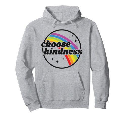 Positive Anti Bullying Rainbow Hoodie - Fun Novelty Design for Adults - T-Shirt, Sweatshirt, Hoodie