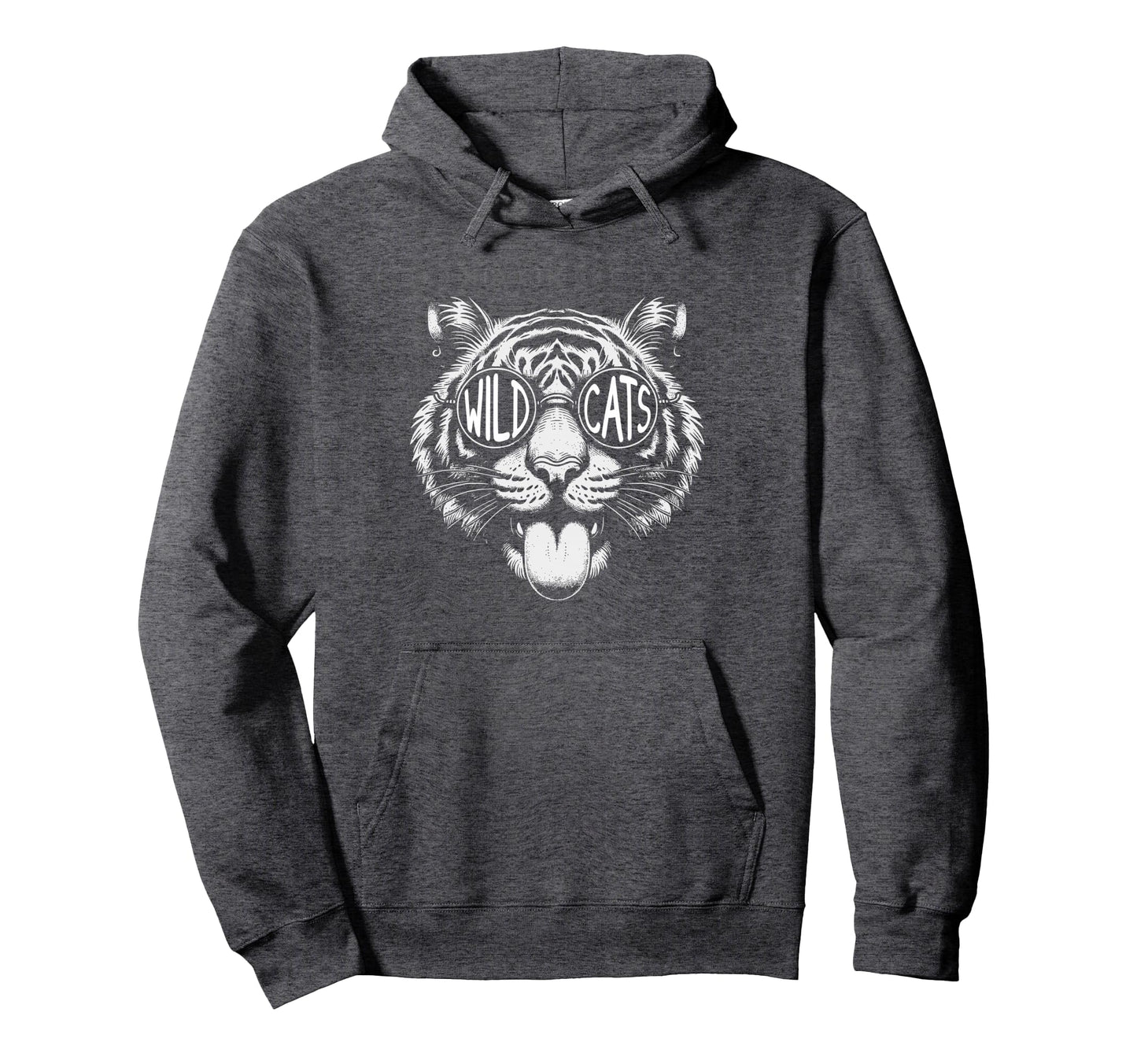 Wildcats School Sports Fan Team Spirit Hoodie - Custom Art Print Unisex - T-Shirt, Sweatshirt, Hoodie
