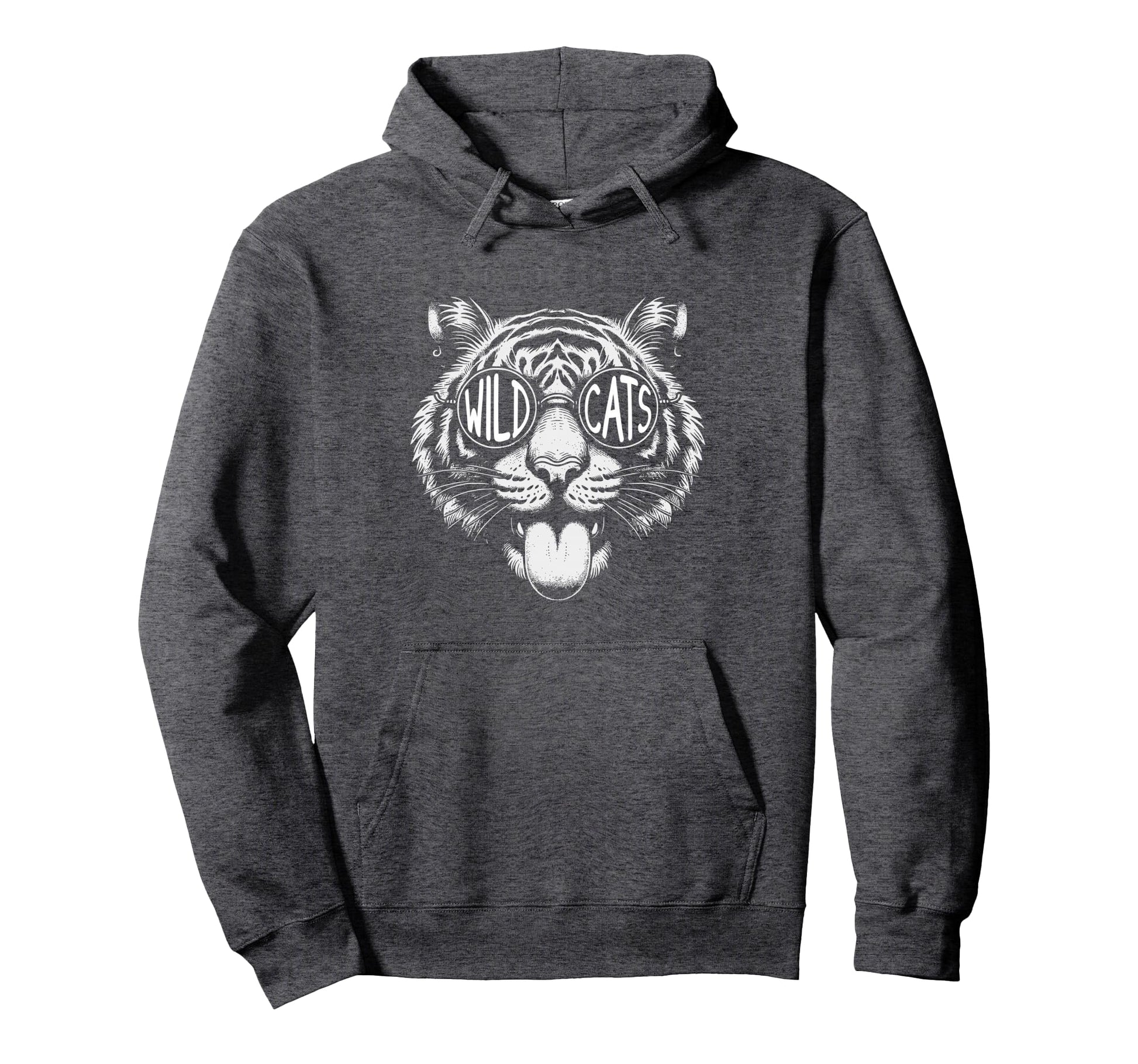 Wildcats School Sports Fan Team Spirit Hoodie - Custom Art Print Unisex - T-Shirt, Sweatshirt, Hoodie