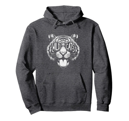 Wildcats School Sports Fan Team Spirit Hoodie - Custom Art Print Unisex - T-Shirt, Sweatshirt, Hoodie