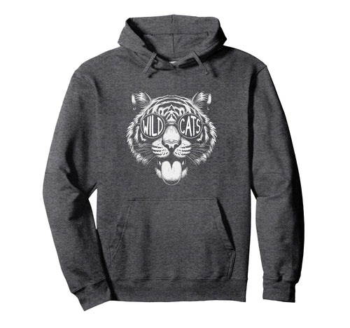 Wildcats School Sports Fan Team Spirit Hoodie - Custom Art Print Unisex - T-Shirt, Sweatshirt, Hoodie