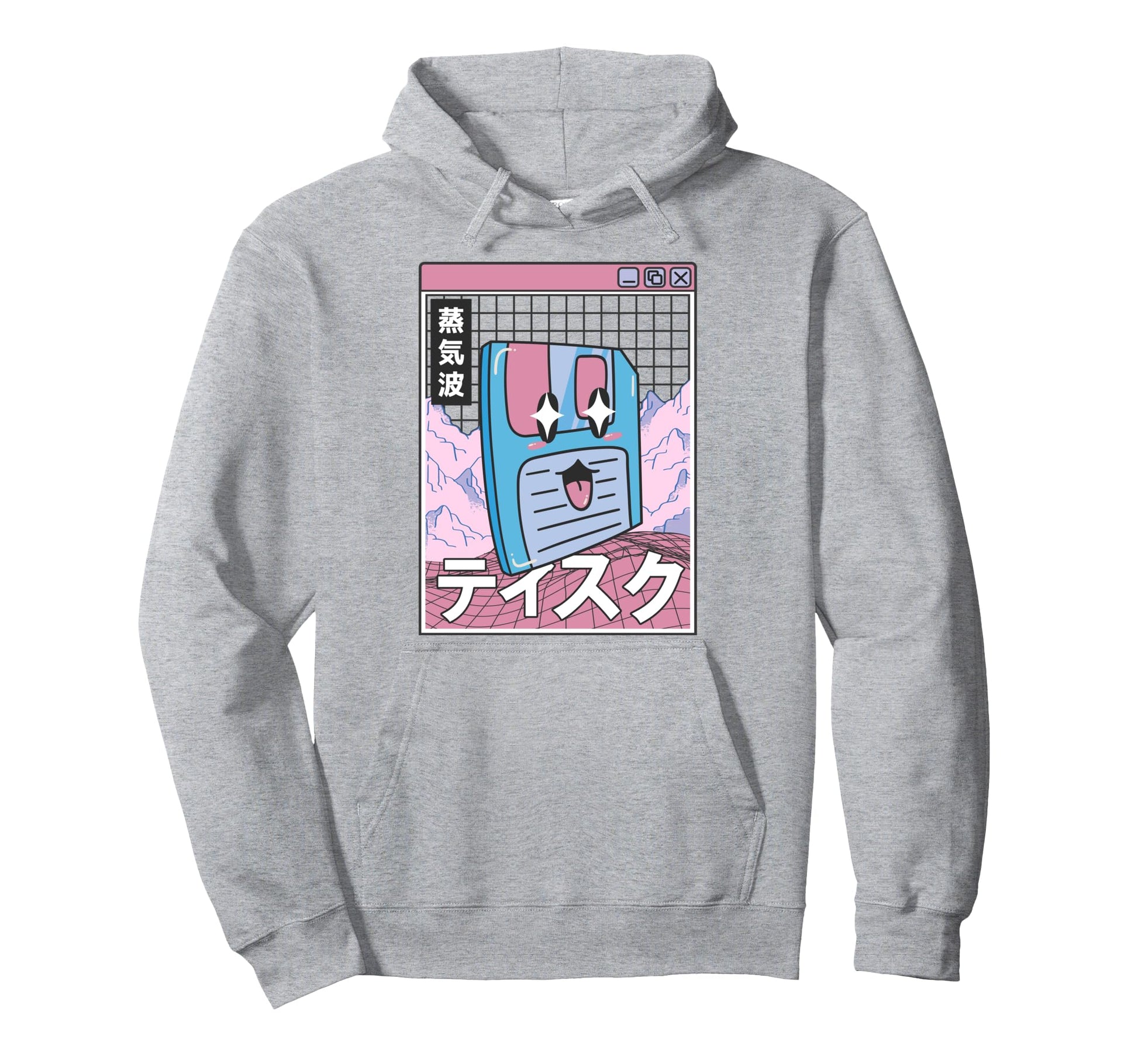 Happy Floppy Disk Digital Japan Otaku Hoodie - Streetwear Style for Adults - T-Shirt, Sweatshirt, Hoodie