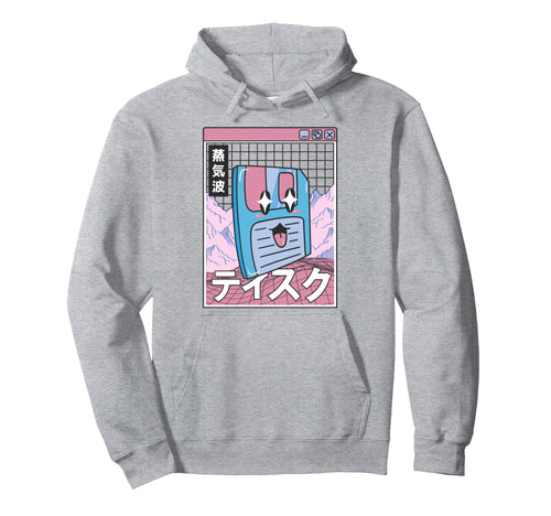 Happy Floppy Disk Digital Japan Otaku Hoodie - Streetwear Style for Adults - T-Shirt, Sweatshirt, Hoodie