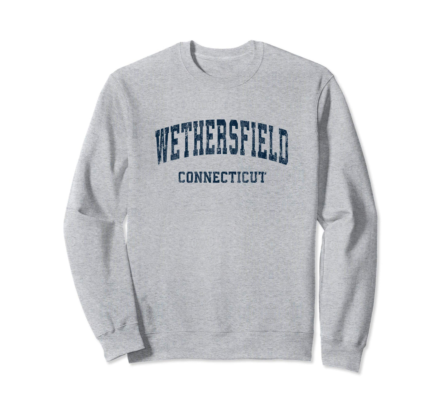 Wethersfield Connecticut Ct Varsity Sweatshirt - Minimalist Print Unisex - T-Shirt, Sweatshirt, Hoodie