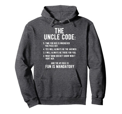 Funny Uncle Gifts From Niece Nephew Hoodie - Fun Novelty Design Men Women - T-Shirt, Sweatshirt, Hoodie