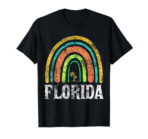 Florida Vacation Souvenir Rainbow T-Shirt - Casual Everyday Wear Unisex - T-Shirt, Sweatshirt, Hoodie