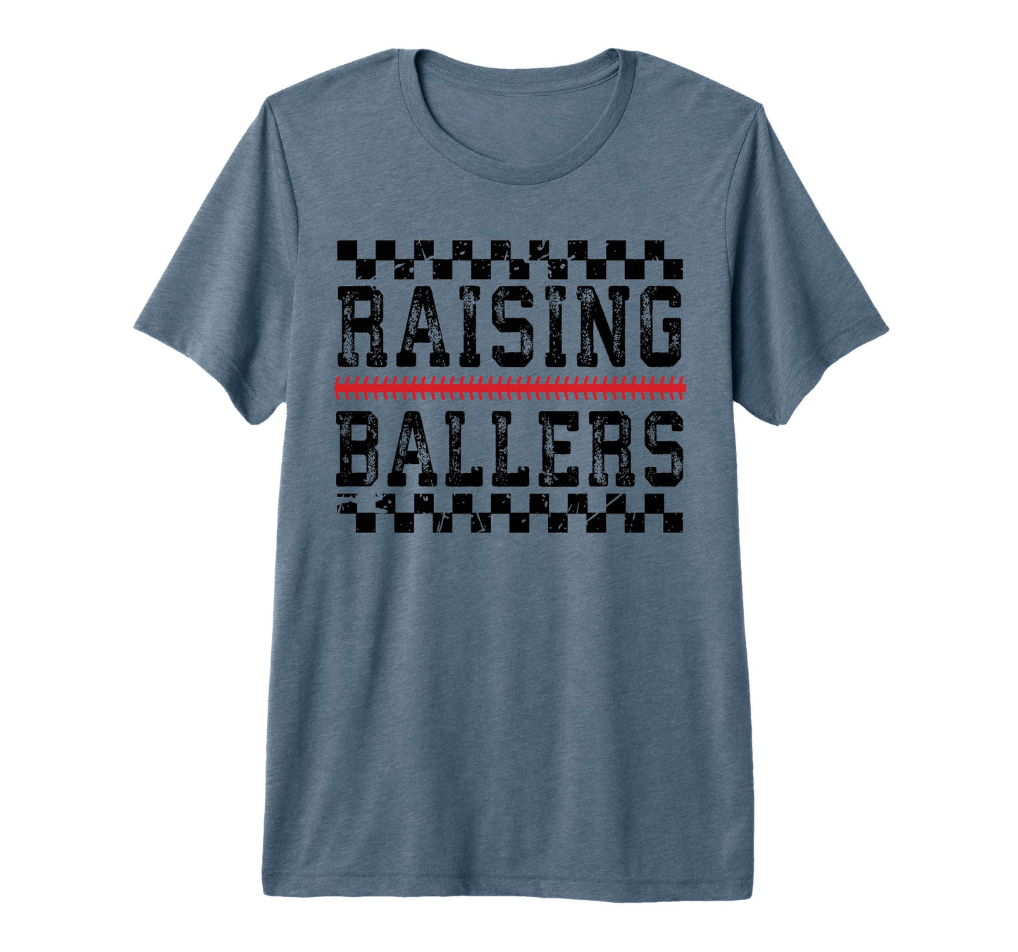 Raising Ballers Funny Baseball T-Shirt - Custom Art Print Men Women - T-Shirt, Sweatshirt, Hoodie