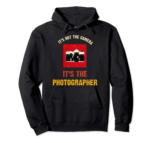 Photographer Dslr Camera Lens Hoodie - Casual Everyday Wear Men Women - T-Shirt, Sweatshirt, Hoodie