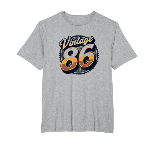 86 Birthday Gift Art Mens Big And Tall T-Shirt - Unique Graphic Unisex - T-Shirt, Sweatshirt, Hoodie