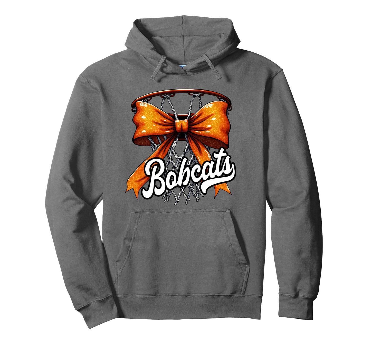 Bobcats School Spirit Game Day Hoodie - Custom Art Print for Adults - T-Shirt, Sweatshirt, Hoodie