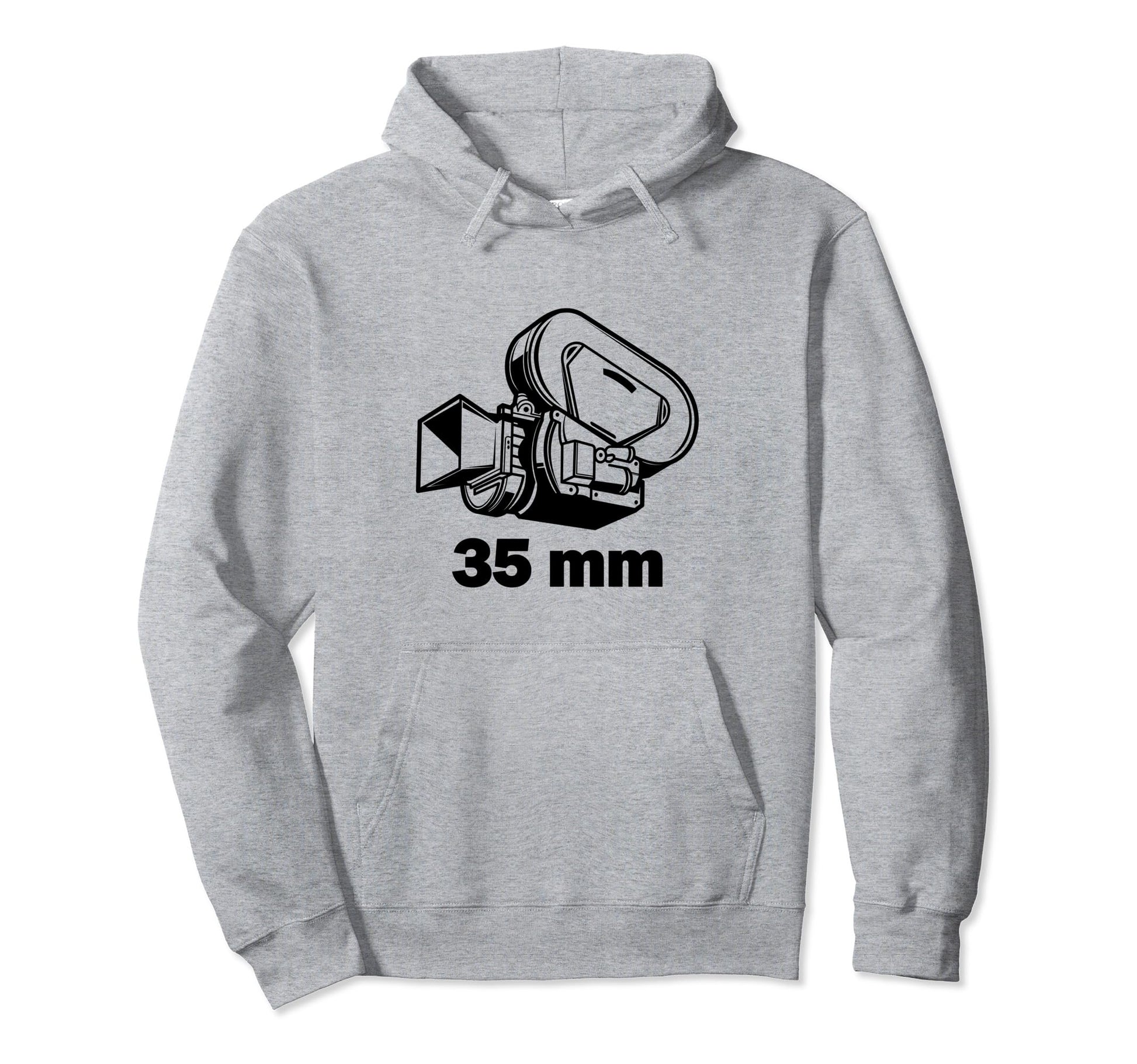 35Mm Movie Film Camera Photography Hoodie - Novelty Apparel for Adults - T-Shirt, Sweatshirt, Hoodie