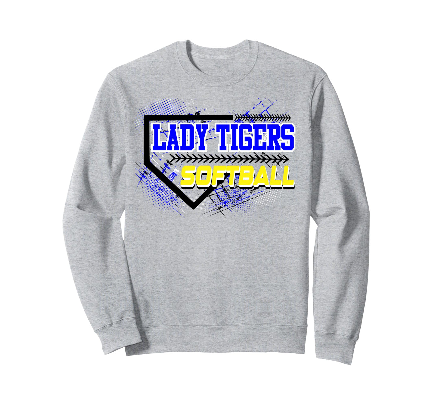 Lady Tigers Softball Mom Game Day Sweatshirt - Casual Everyday Wear Unisex - T-Shirt, Sweatshirt, Hoodie