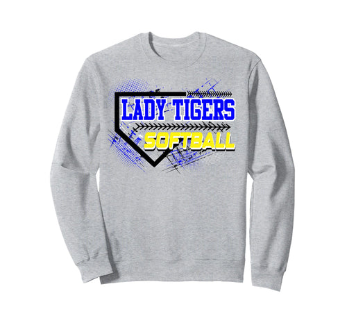 Lady Tigers Softball Mom Game Day Sweatshirt - Casual Everyday Wear Unisex - T-Shirt, Sweatshirt, Hoodie