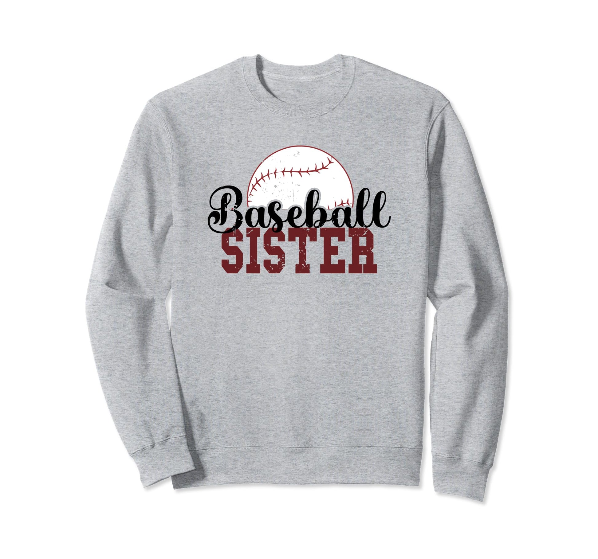 Baseball Sister Sweatshirt - Graphic Print Unisex - T-Shirt, Sweatshirt, Hoodie