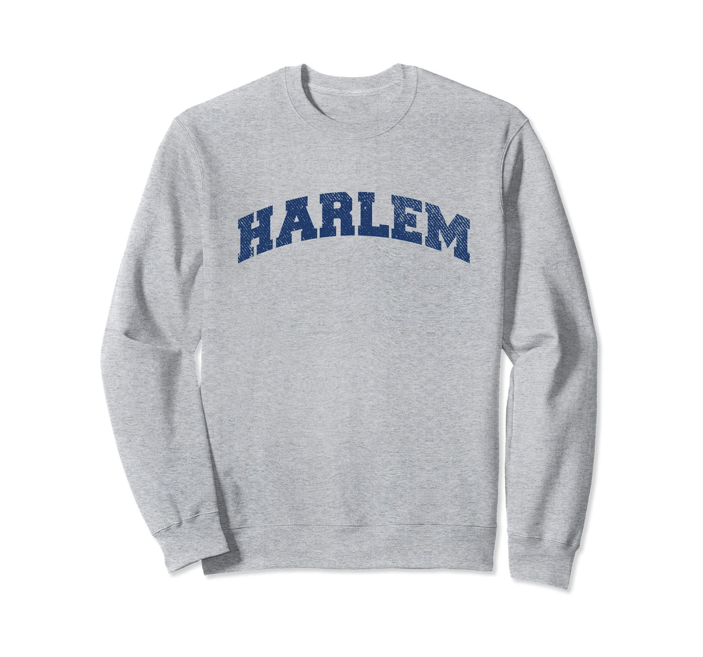 Harlem Varsity Grey Sweatshirt - Trendy Graphic Unisex - T-Shirt, Sweatshirt, Hoodie