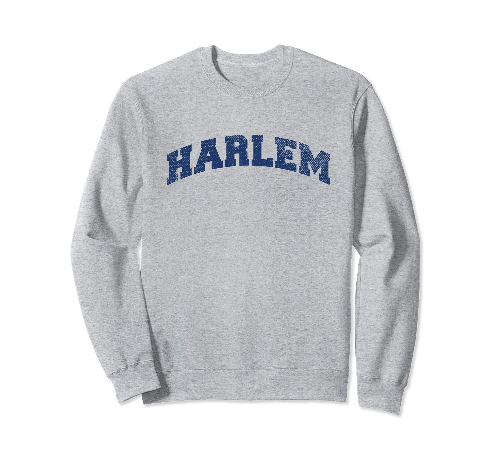 Harlem Varsity Grey Sweatshirt - Trendy Graphic Unisex - T-Shirt, Sweatshirt, Hoodie