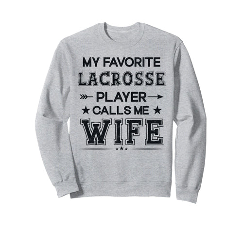 Baseball Wife My Favorite Player Sweatshirt - Trendy Graphic Men Women - T-Shirt, Sweatshirt, Hoodie