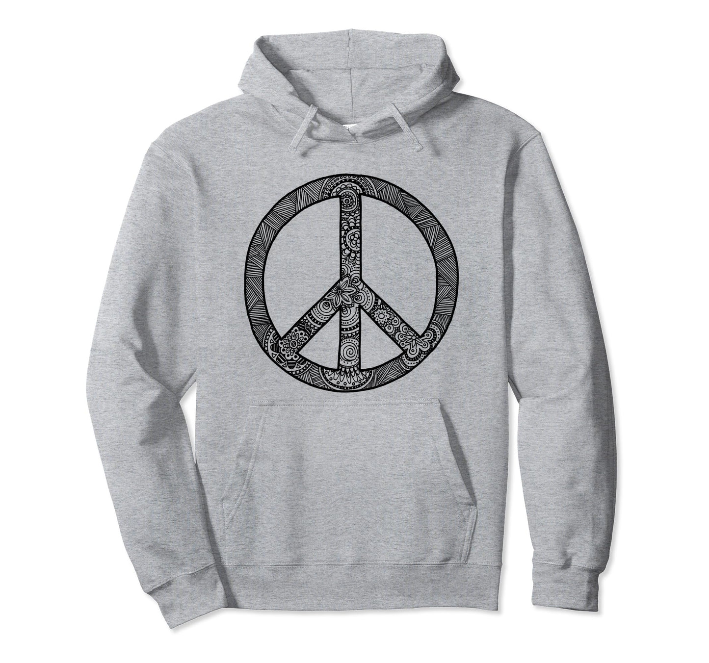 Peace Love Hoodie - Trendy Graphic Unisex - T-Shirt, Sweatshirt, Hoodie