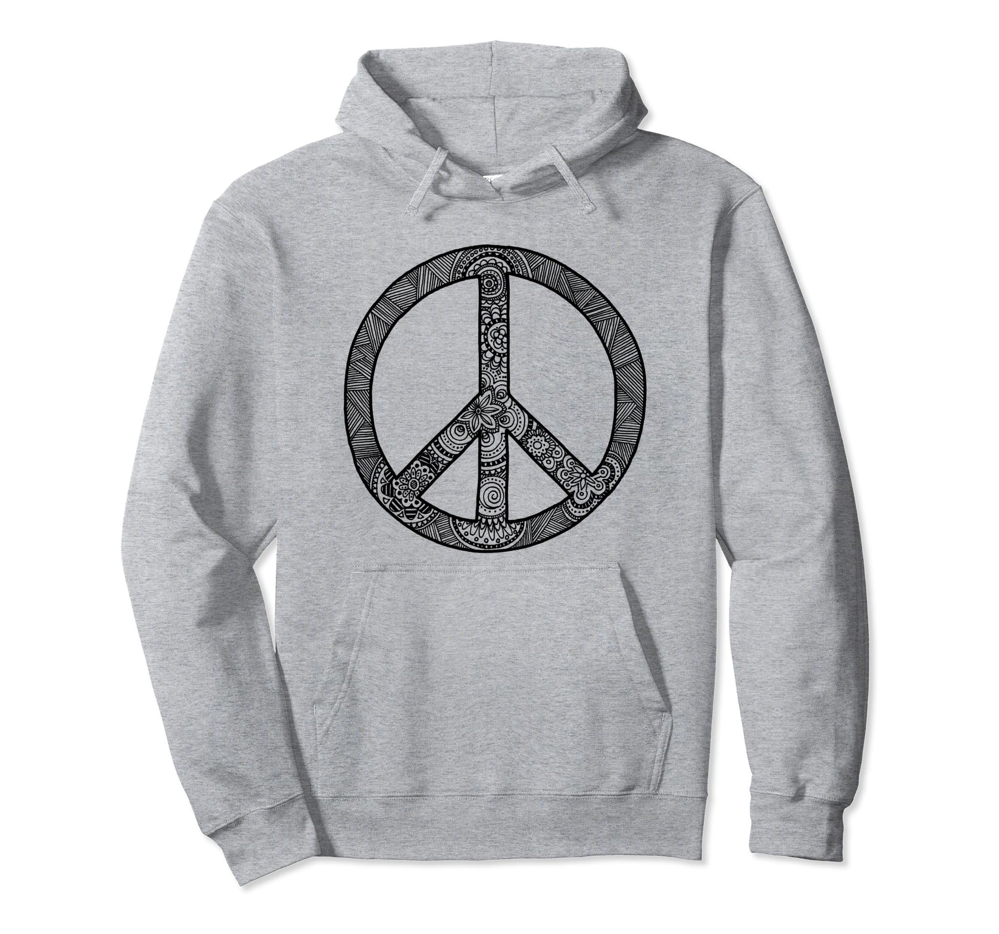 Peace Love Hoodie - Trendy Graphic Unisex - T-Shirt, Sweatshirt, Hoodie