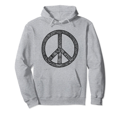 Peace Love Hoodie - Trendy Graphic Unisex - T-Shirt, Sweatshirt, Hoodie