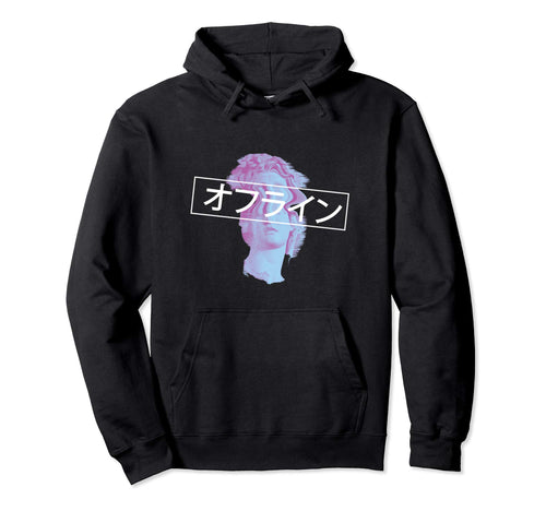 Glitch Japanese Retrowave Synthwave Hoodie - Streetwear Style for Adults - T-Shirt, Sweatshirt, Hoodie