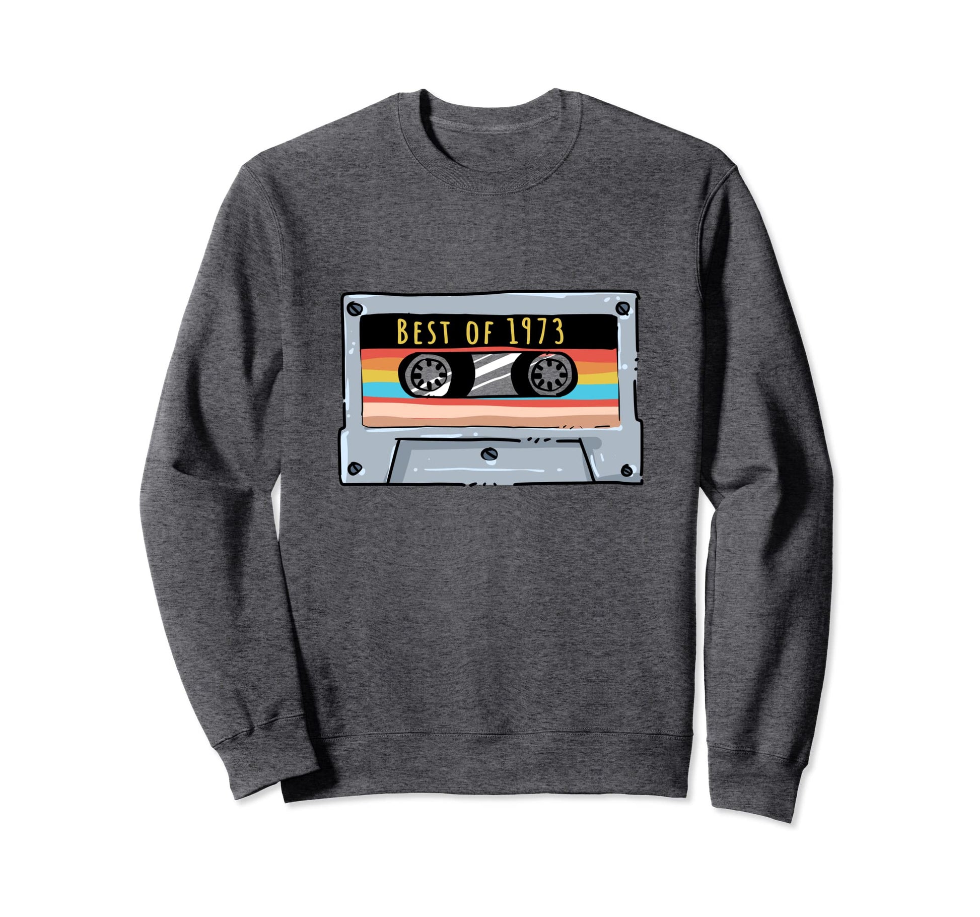 Best 1973 Cassette And Sweatshirt - Aesthetic Graphic Men Women - T-Shirt, Sweatshirt, Hoodie