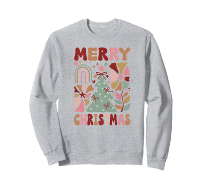 Christian Faith Boho Merry Sweatshirt - Trendy Graphic Unisex - T-Shirt, Sweatshirt, Hoodie