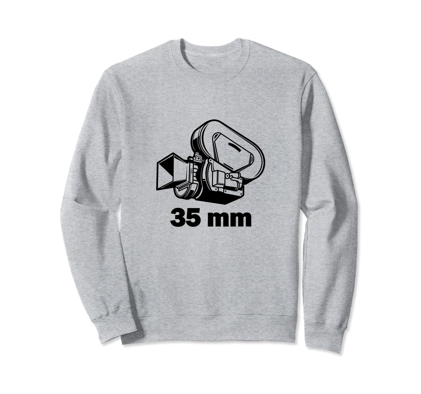 35Mm Movie Film Camera Photography Sweatshirt - Graphic Print Unisex - T-Shirt, Sweatshirt, Hoodie
