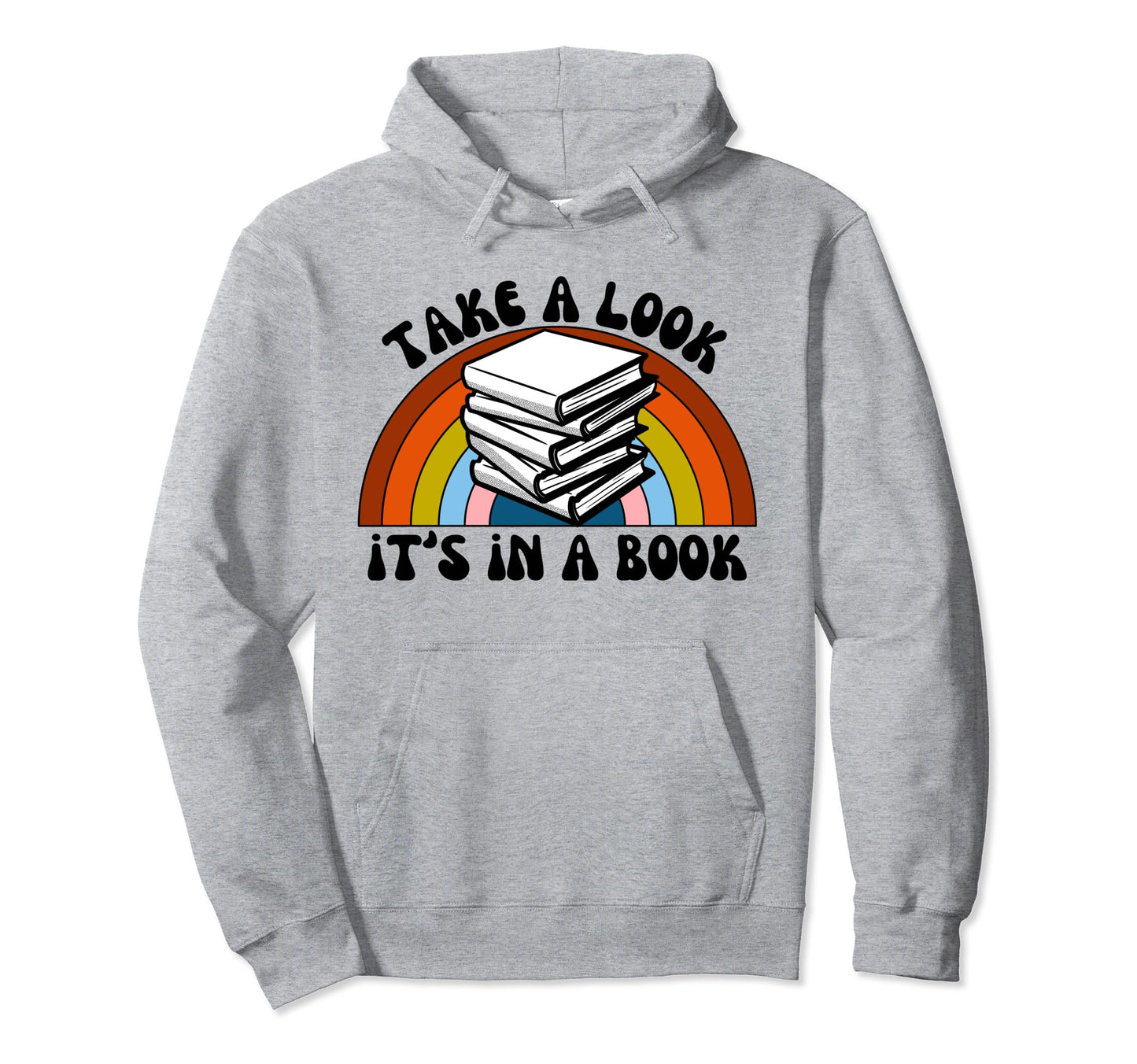 Rainbow Take Its Book Reading Art Hoodie - Streetwear Style Men Women - T-Shirt, Sweatshirt, Hoodie