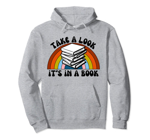 Rainbow Take Its Book Reading Art Hoodie - Streetwear Style Men Women - T-Shirt, Sweatshirt, Hoodie