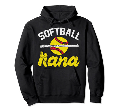 Softball Player Mothers Day Sports Hoodie - Trendy Graphic Men Women - T-Shirt, Sweatshirt, Hoodie