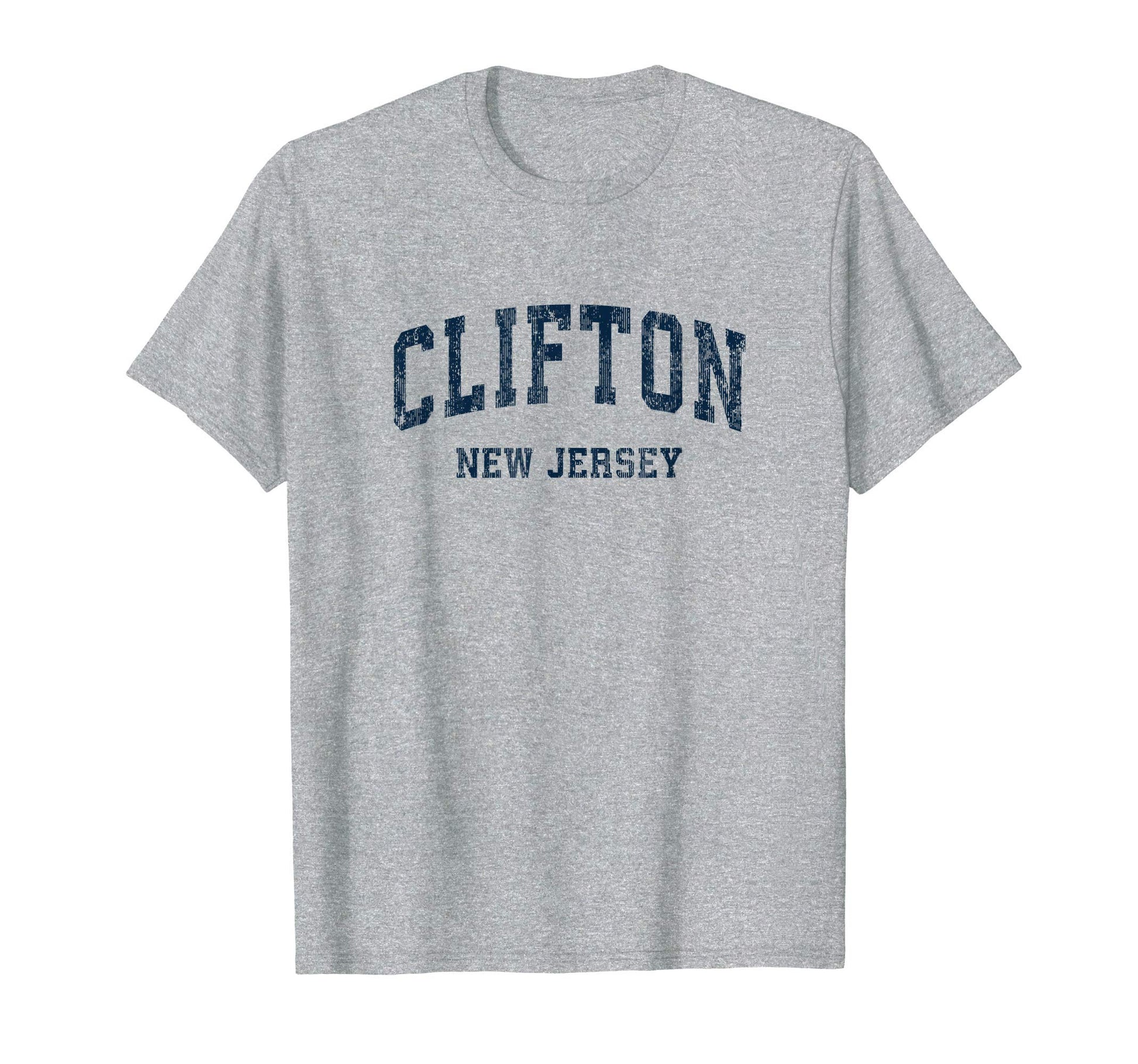Clifton New Jersey Nj Varsity Sports T-Shirt - Aesthetic Graphic Men Women - T-Shirt, Sweatshirt, Hoodie