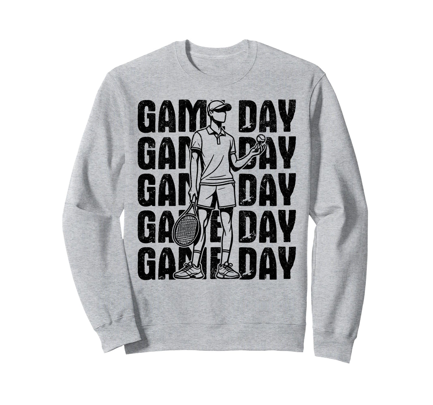 Game Day Tennis Tennis Mom Tennis Dad Sweatshirt - Custom Art Print Unisex - T-Shirt, Sweatshirt, Hoodie