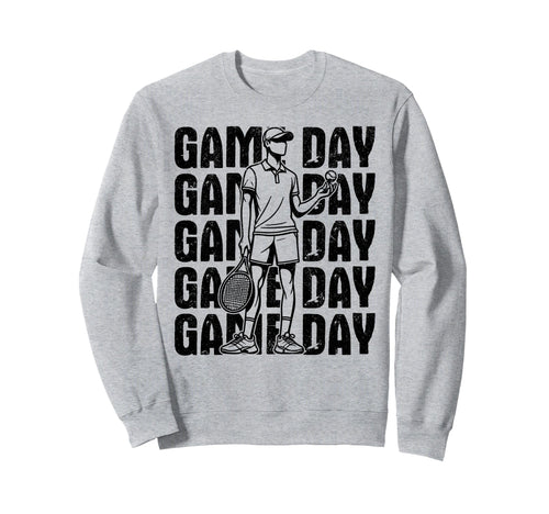 Game Day Tennis Tennis Mom Tennis Dad Sweatshirt - Custom Art Print Unisex - T-Shirt, Sweatshirt, Hoodie