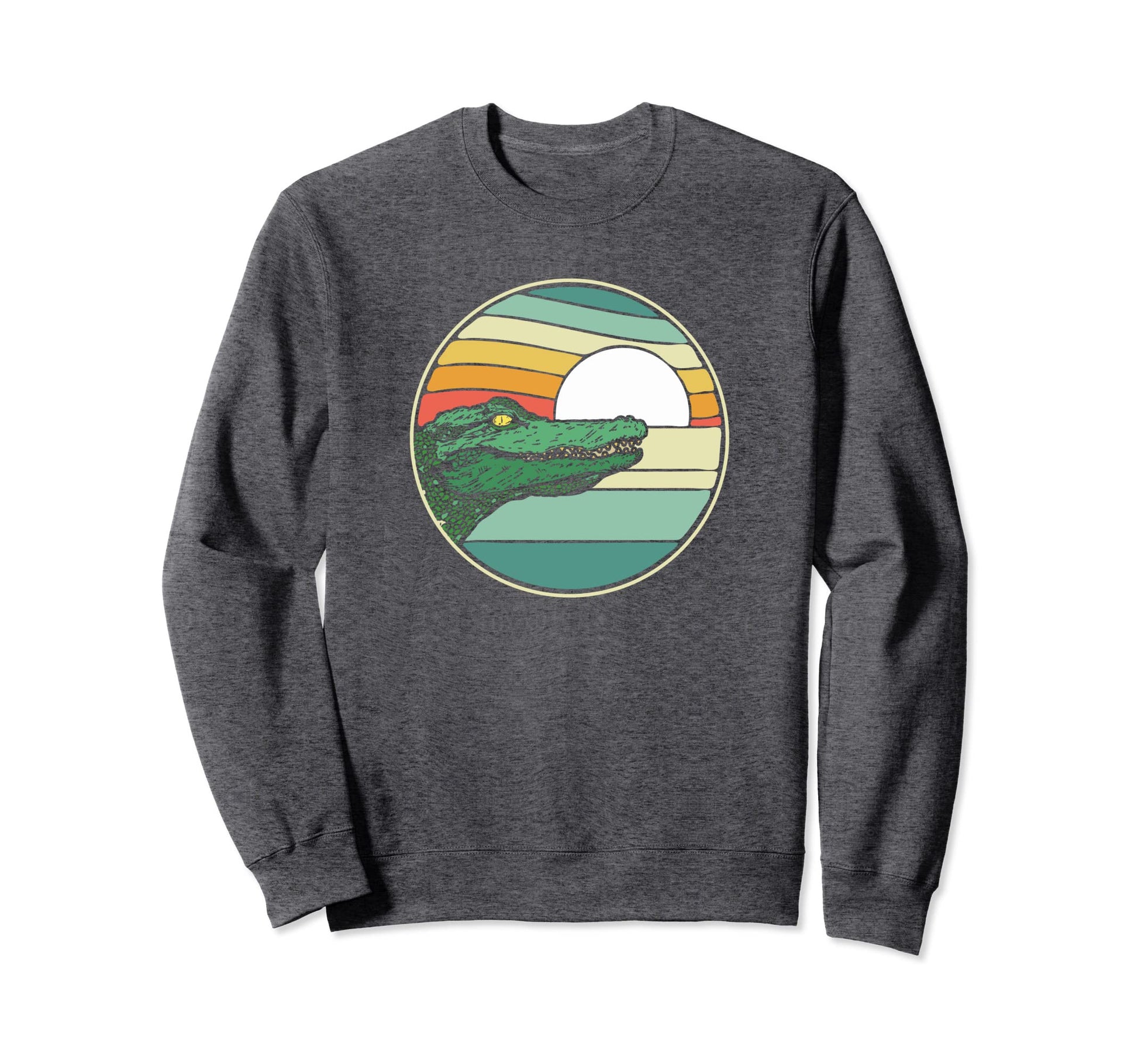 Everglades National Park Alligator 80S Sweatshirt - Trendy Graphic Unisex - T-Shirt, Sweatshirt, Hoodie