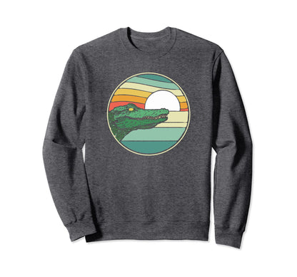 Everglades National Park Alligator 80S Sweatshirt - Trendy Graphic Unisex - T-Shirt, Sweatshirt, Hoodie