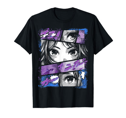 Goth Grunge Demon Anime Waifu T-Shirt - Casual Everyday Wear for Adults - T-Shirt, Sweatshirt, Hoodie