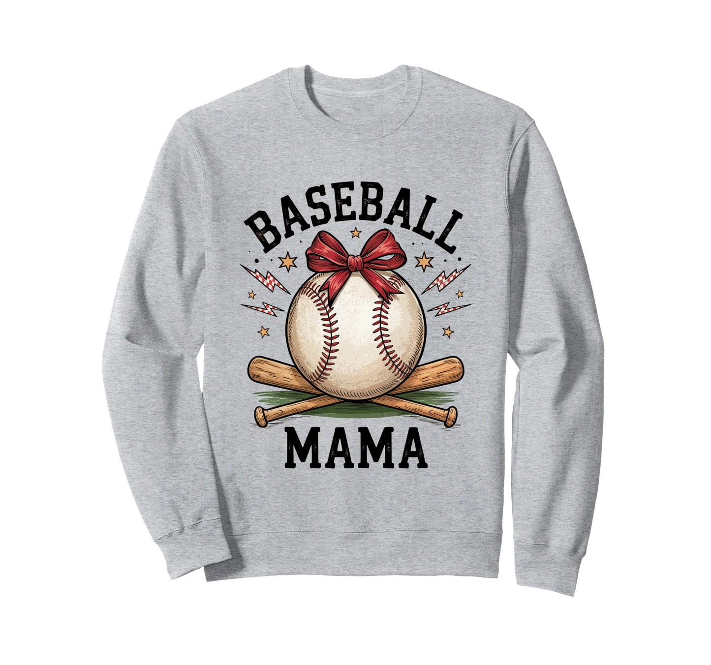 Baseball Mama Game Day Sports Mom Sweatshirt - Minimalist Print for Adults - T-Shirt, Sweatshirt, Hoodie