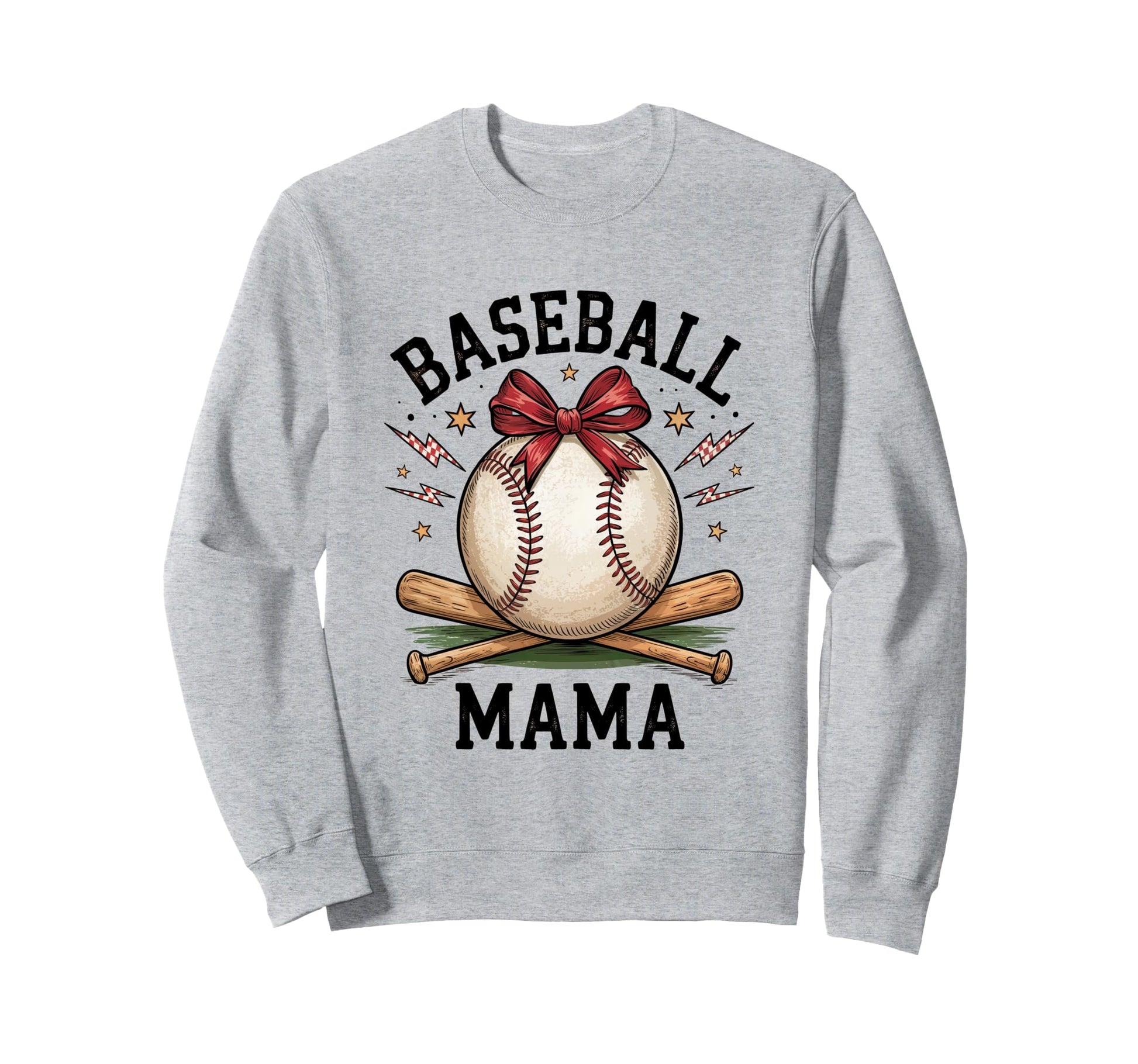 Baseball Mama Game Day Sports Mom Sweatshirt - Minimalist Print for Adults - T-Shirt, Sweatshirt, Hoodie