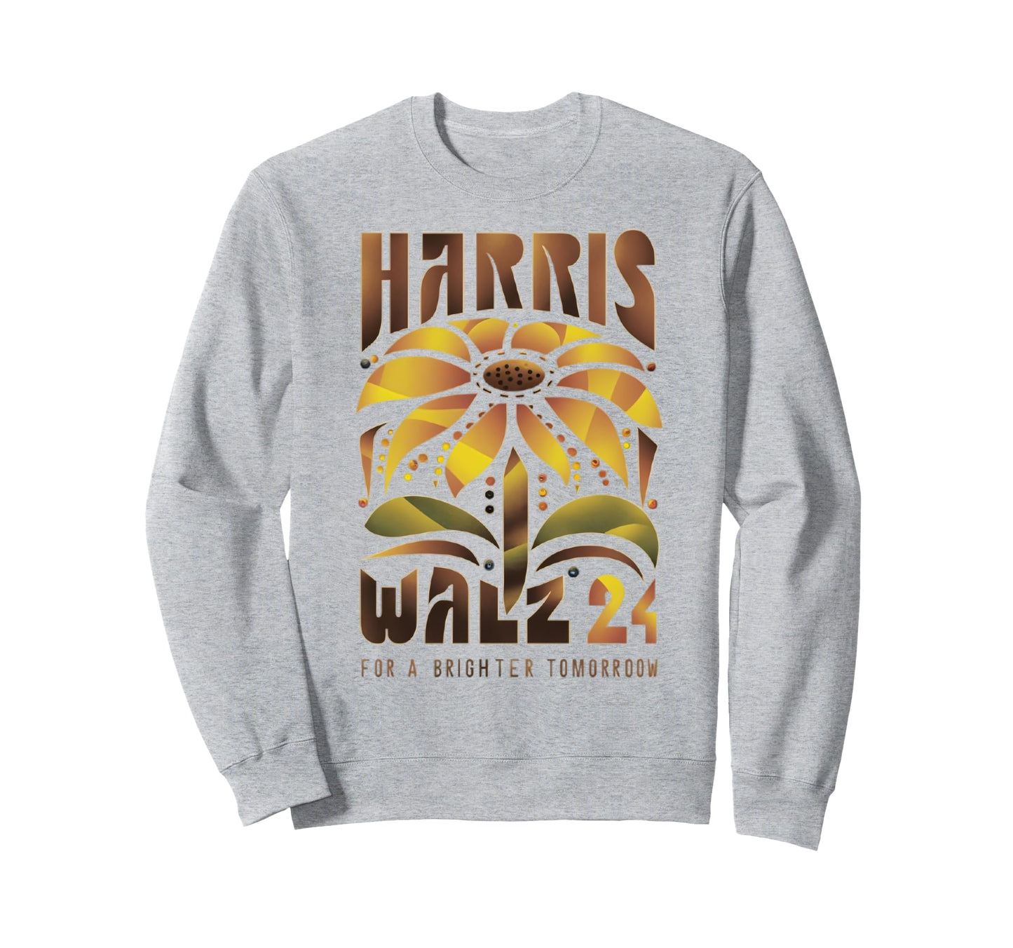 Boho Sunflower Kamala Supporter Sweatshirt - Trendy Graphic Men Women - T-Shirt, Sweatshirt, Hoodie