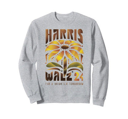 Boho Sunflower Kamala Supporter Sweatshirt - Trendy Graphic Men Women - T-Shirt, Sweatshirt, Hoodie