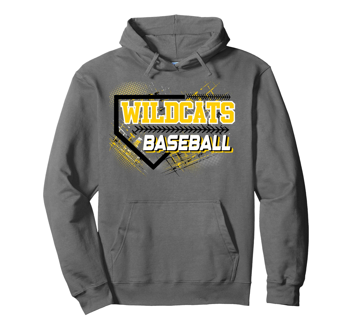 Wildcats Baseball Mom Sports Game Hoodie - Fun Novelty Design for Adults - T-Shirt, Sweatshirt, Hoodie