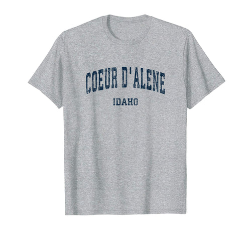 Coeur Dalene Idaho Id Varsity Sports T-Shirt - Aesthetic Graphic Men Women - T-Shirt, Sweatshirt, Hoodie