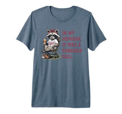 Feral Baseball Mom Funny Raccoon T-Shirt - Custom Art Print Men Women - T-Shirt, Sweatshirt, Hoodie