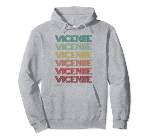 First Name Vicente Spanish Birthday Hoodie - Custom Art Print Unisex - T-Shirt, Sweatshirt, Hoodie