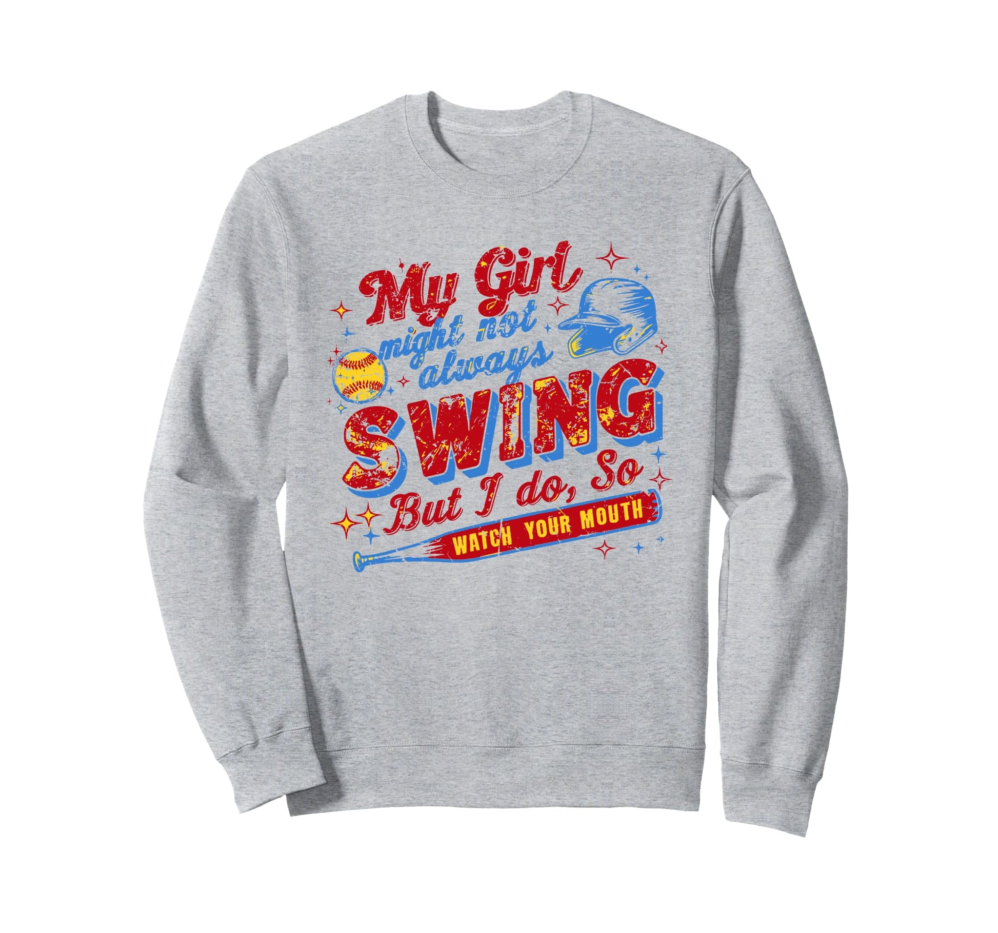 My Might Not Always Swing But I Do Sweatshirt - Minimalist Print Men Women - T-Shirt, Sweatshirt, Hoodie